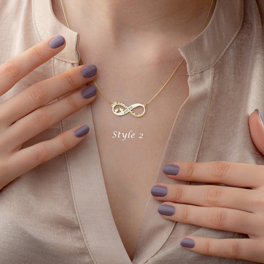 Infinity Necklace (Customizable)