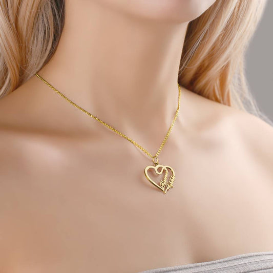 Custom Heart Shaped Necklace