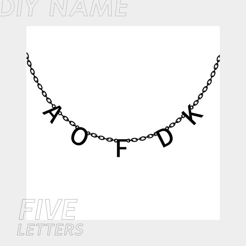 Women Initials Necklace