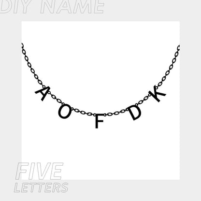 Women Initials Necklace