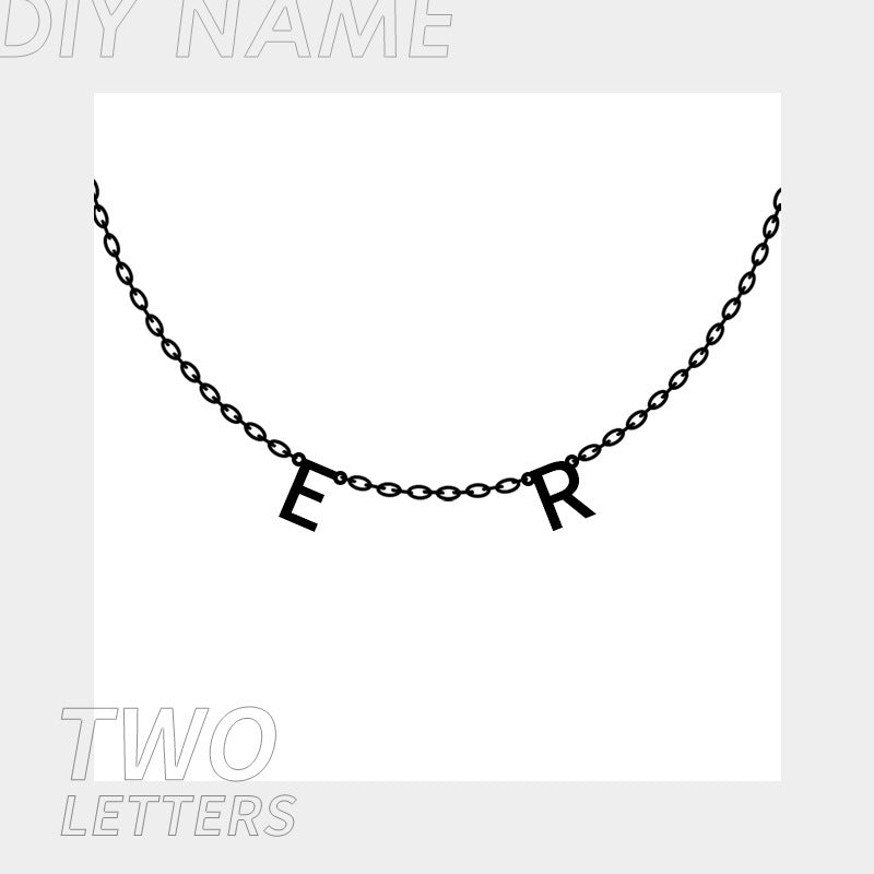 Women Initials Necklace