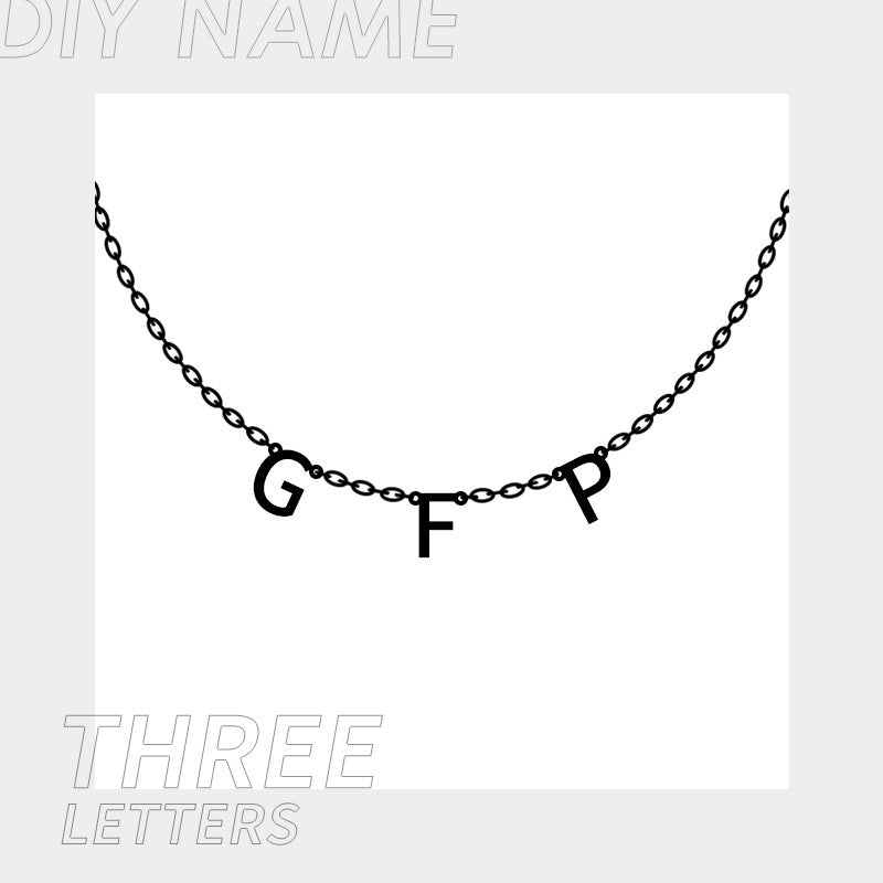 Women Initials Necklace