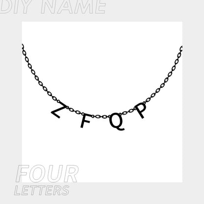 Women Initials Necklace