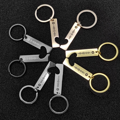 Personalized Matching Spotify Keychain