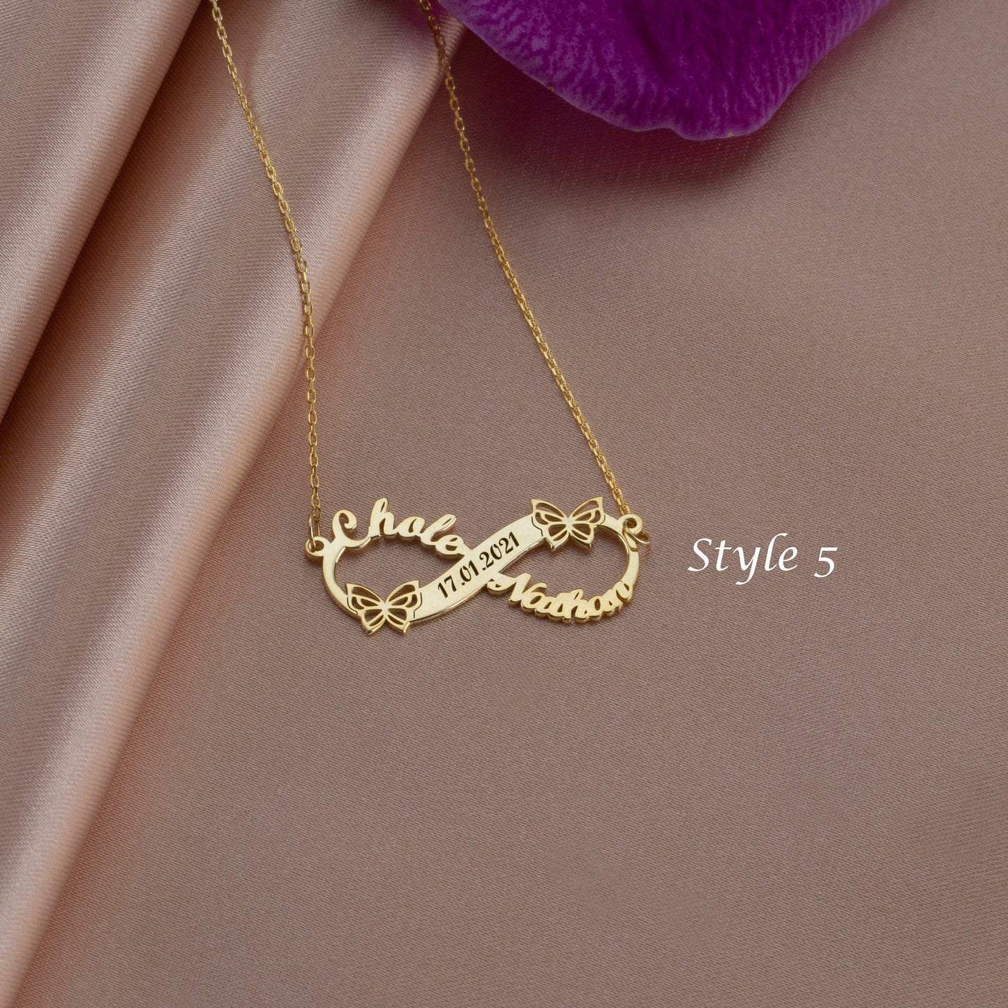 Infinity Necklace (Customizable)