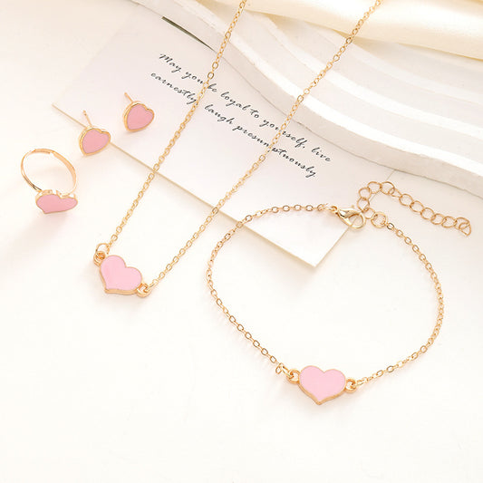 Eternal Grace Heart Jewelry Set