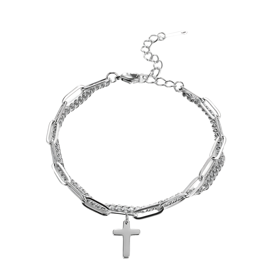 Cross Chain Bracelet