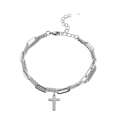 Cross Chain Bracelet