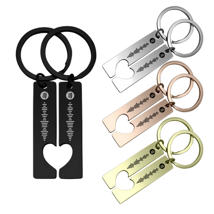 Personalized Matching Spotify Keychain