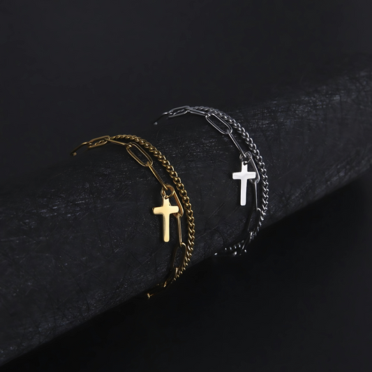 Cross Chain Bracelet