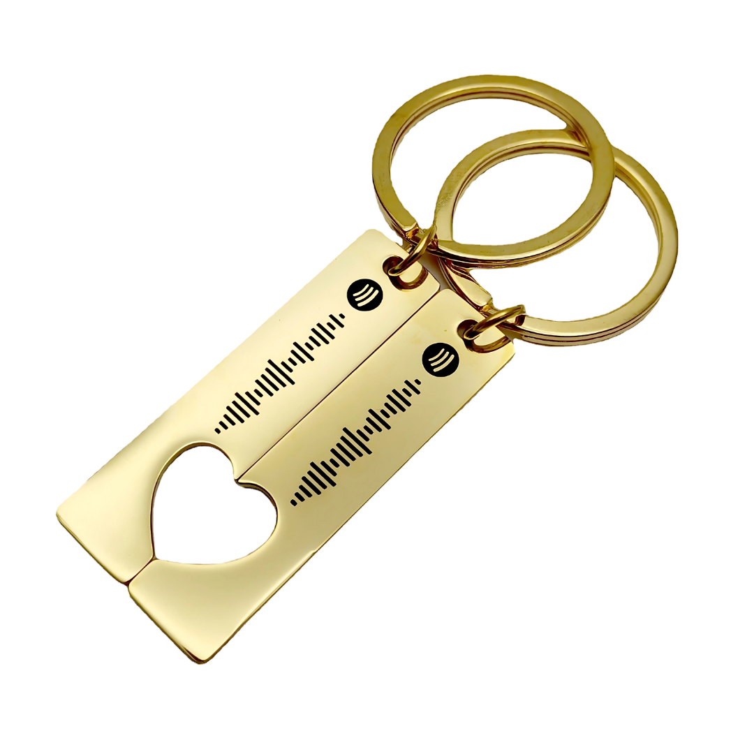 Personalized Matching Spotify Keychain