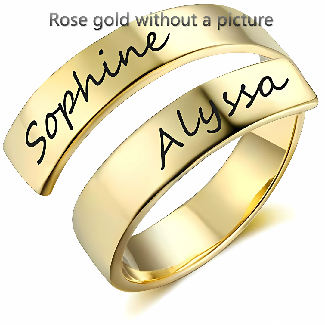 S925 Custom Name Ring