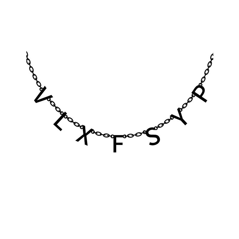 Women Initials Necklace