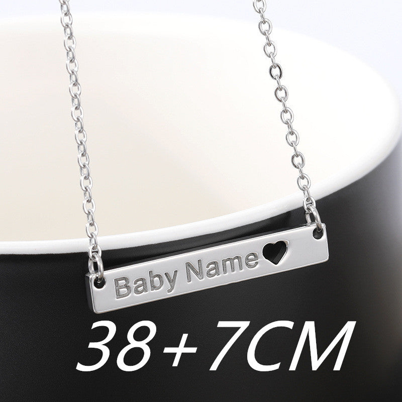 Square Name Necklace