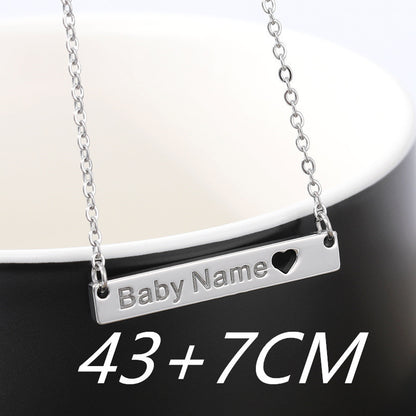 Square Name Necklace