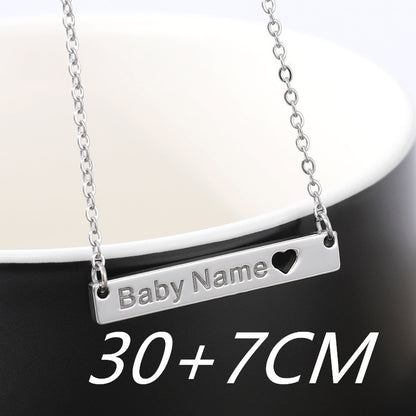 Square Name Necklace